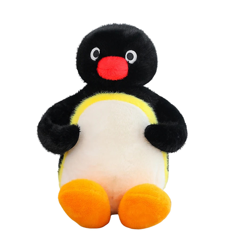 Penguin Plush Toy with Movable Joints